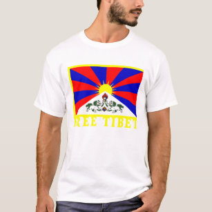 T-shirt Drapeau du Tibet