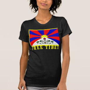 T-shirt Drapeau du Tibet