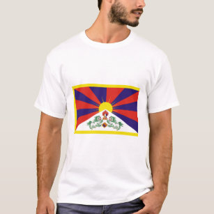 T-shirt Drapeau du Tibet libre
