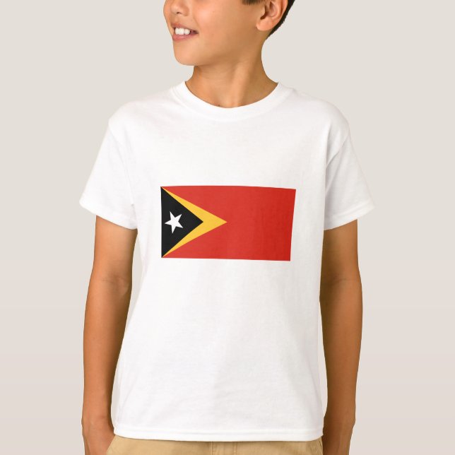 T-shirt Drapeau du Timor oriental (Devant)