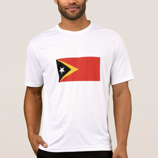 T-shirt Drapeau du Timor oriental (Devant)