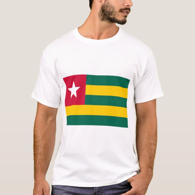T-shirt Drapeau du Togo (Devant)