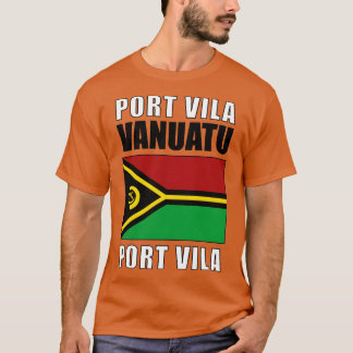 T-shirt Drapeau du Vanuatu