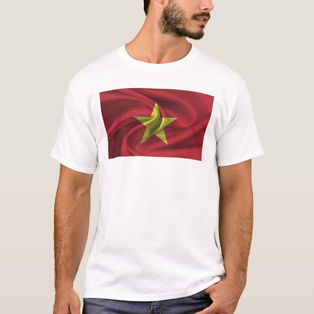 T-shirt Drapeau Du Vietnam (Devant)