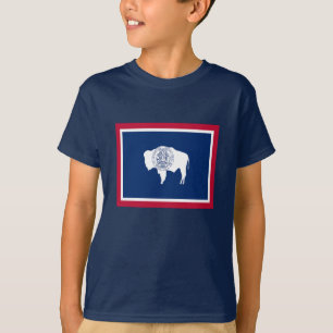 T-shirt Drapeau du Wyoming