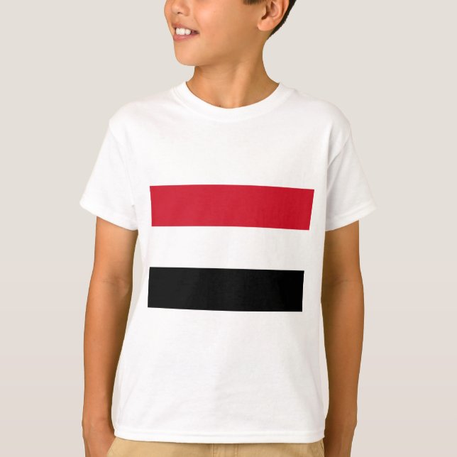 T-shirt Drapeau du Yémen (Devant)
