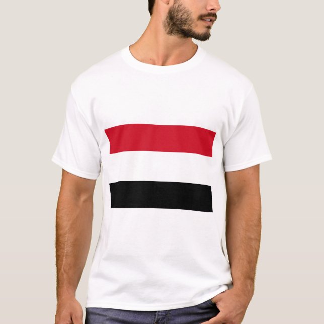 T-shirt Drapeau du Yémen (Devant)