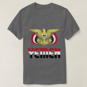 T-shirt Drapeau du Yémen et blason patriotique