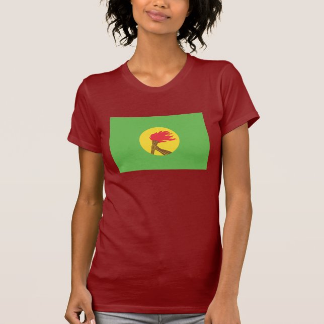 T-shirt Drapeau du Zaïre (Devant)