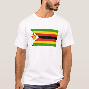 T-shirt Drapeau du Zimbabwe