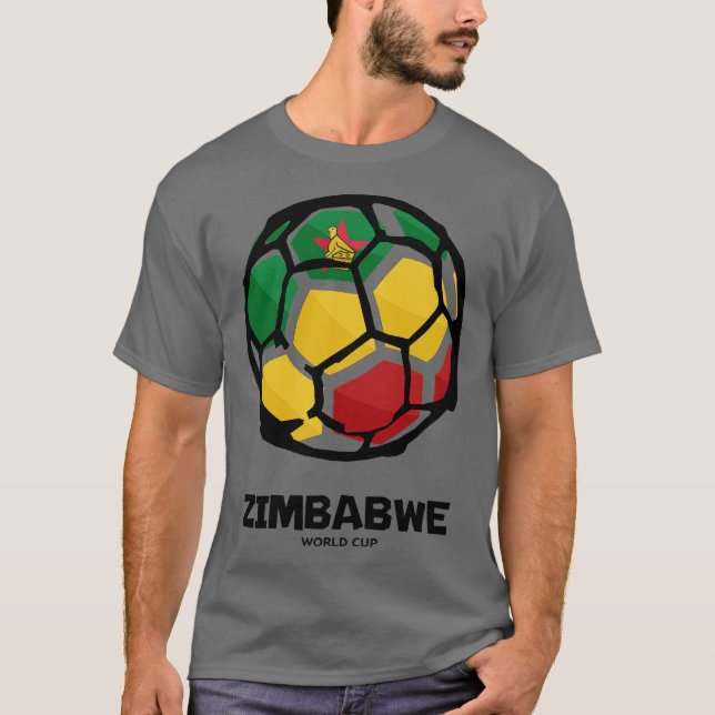 T-shirt Drapeau du Zimbabwe (Devant)