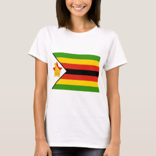 T-shirt Drapeau du Zimbabwe