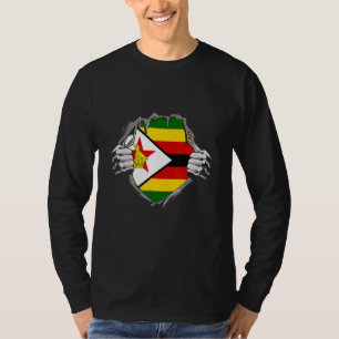 T-shirt drapeau du Zimbabwe