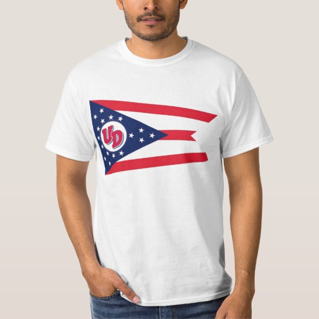 T-SHIRT DRAPEAU D'UD OHIO (Devant)