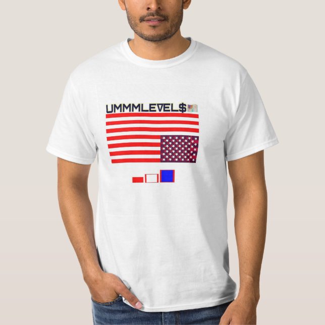 T-shirt Drapeau d'Ummm u$a (Devant)