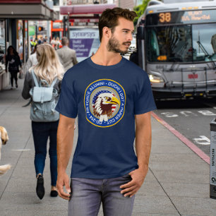 T-shirt Drapeau Eagle Emblem USA   DD 214 Alumni de la For