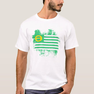 T-shirt drapeau earthday