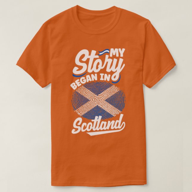 T-shirt Drapeau écossais (Design devant)