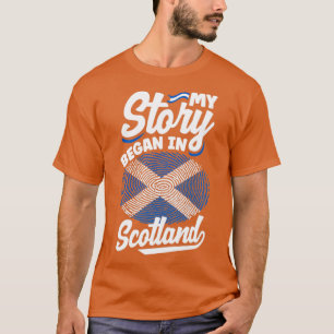 T-shirt Drapeau écossais