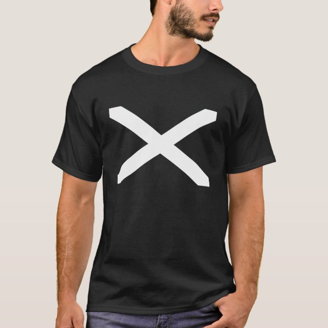 T-shirt Drapeau écossais Cool écossais Saltire Alba Drapea (Devant)