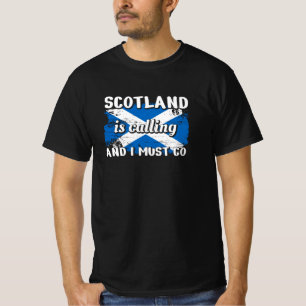 T-shirt Drapeau Écosse Schlotland