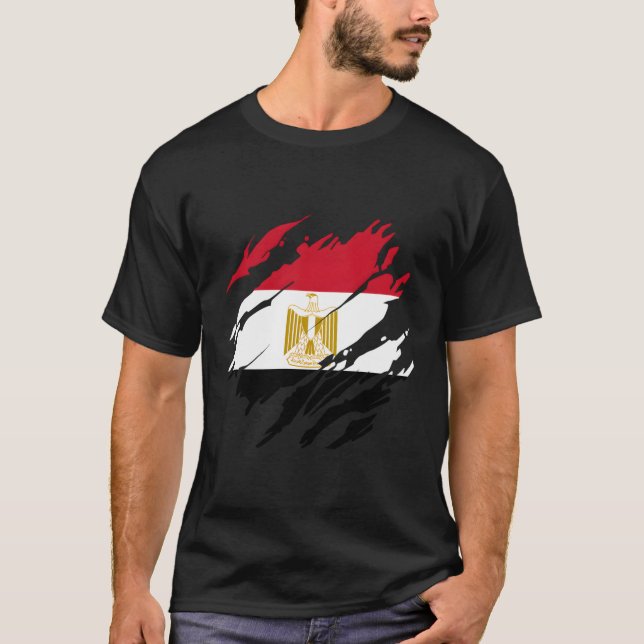 T-shirt Drapeau égyptien (Devant)