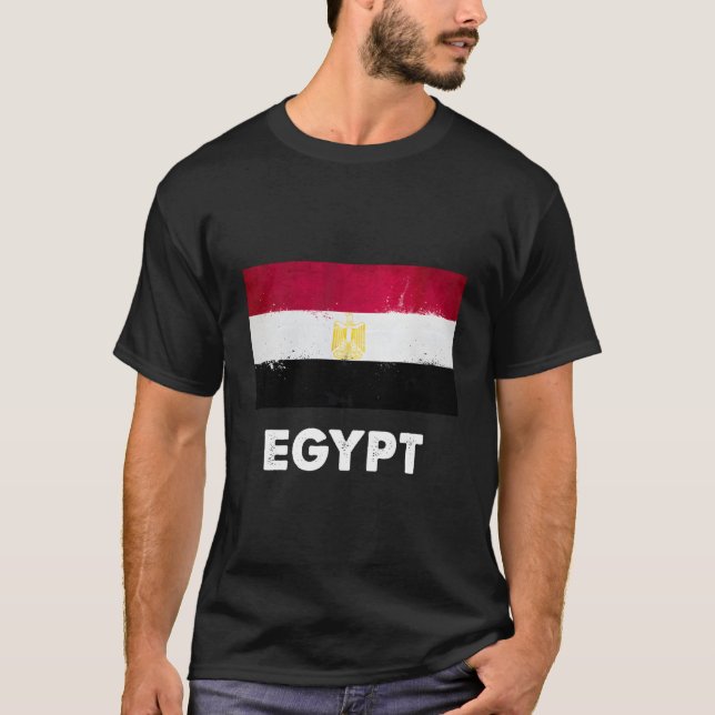 T-shirt Drapeau égyptien (Devant)