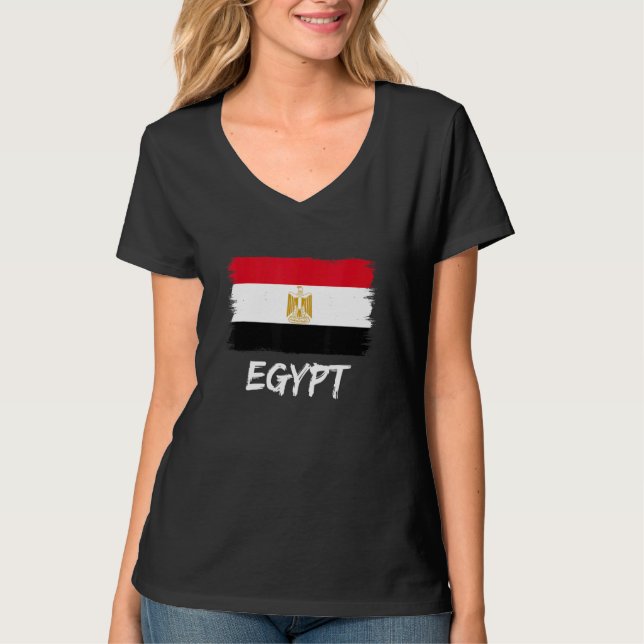 T-shirt Drapeau égyptien Égypte 1 (Devant)