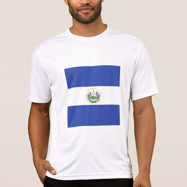 T-shirt Drapeau El Salvador (Devant)