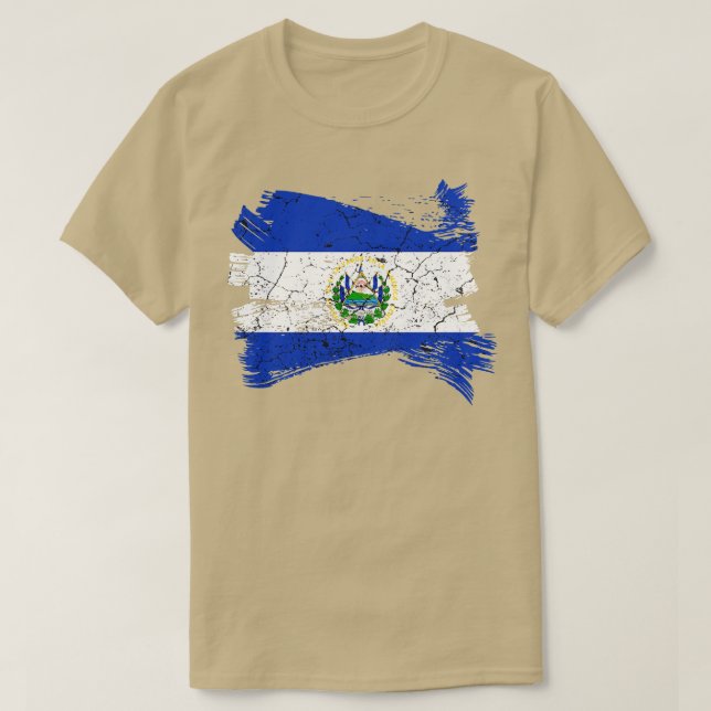 T-shirt Drapeau El Salvador 1 (Design devant)