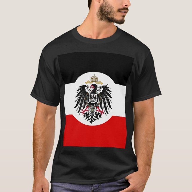 T-shirt Drapeau Empire allemand (Devant)