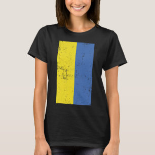 T-shirt Drapeau en détresse Ukraine Europe de l'Est Kiev