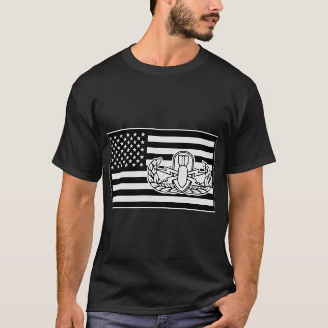 T-shirt Drapeau EOD 002 © FB @ #USAPatriotGraphics (Devant)