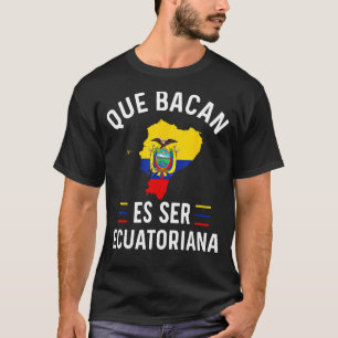 T-shirt Drapeau équatorien Camiseta De Ecuatoriana Mu