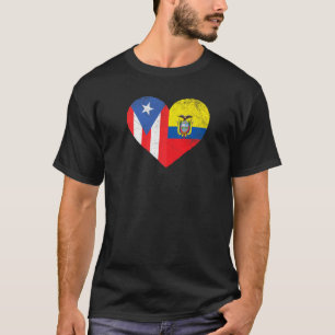 T-shirt Drapeau équatorien de Porto Rico Porto Rico Équate