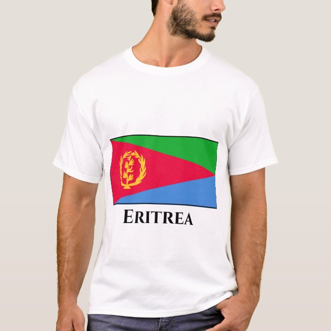 T-shirt Drapeau Érythrée (Devant)