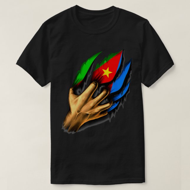 T-shirt Drapeau érythréen (Design devant)