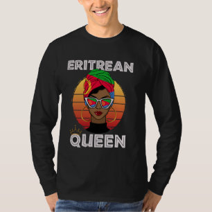 T-shirt Drapeau érythréen de la Reine africaine de l'Éryth