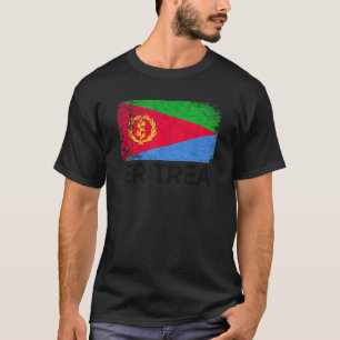 T-shirt Drapeau érythréen Vintage Fabriqué En Érythrée Don