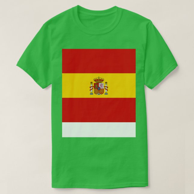 T-shirt Drapeau Espagne (Design devant)