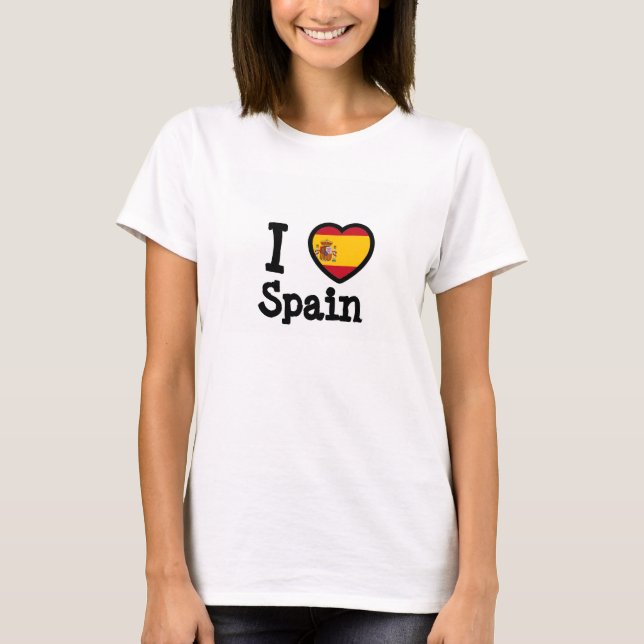 T-shirt Drapeau Espagne (Devant)