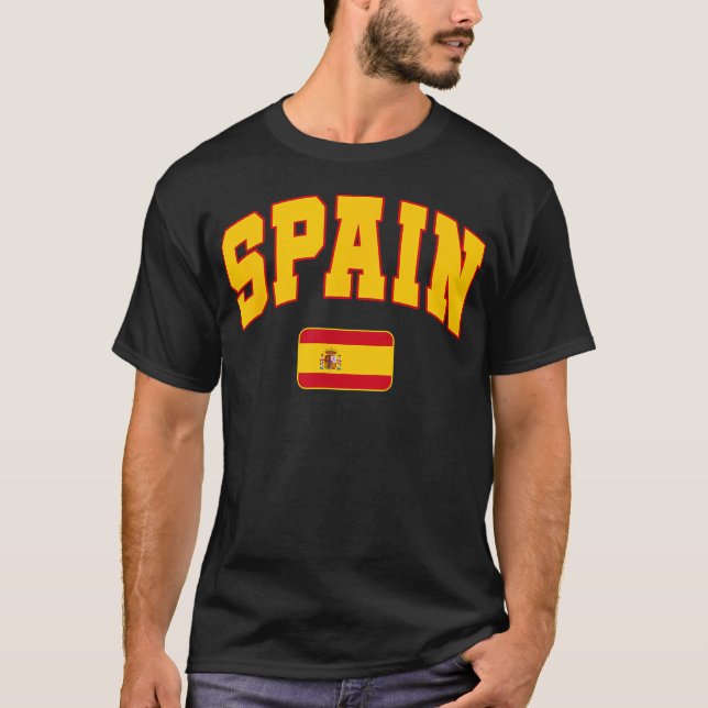T-shirt Drapeau Espagne Espana (Devant)