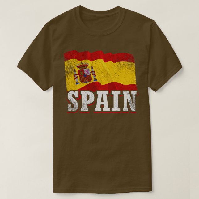 T-shirt Drapeau espagnol (Design devant)