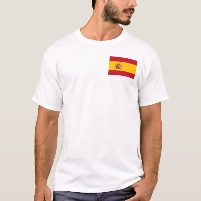 T-shirt Drapeau espagnol (Devant)