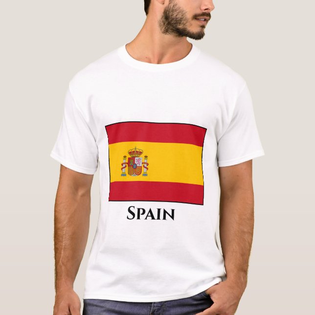 T-shirt Drapeau espagnol (Devant)