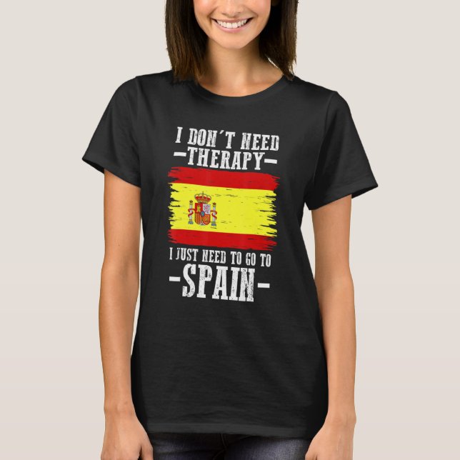 T-shirt Drapeau espagnol d'Espagne (Devant)