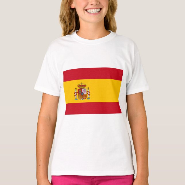 T-shirt Drapeau espagnol (Espagne) (Devant)