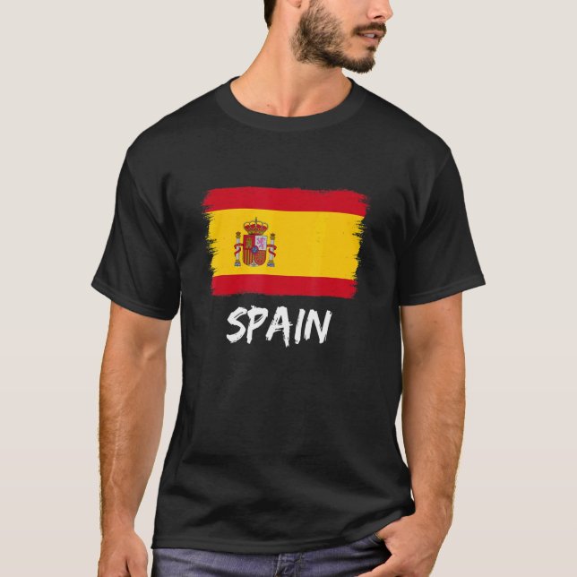 T-shirt Drapeau espagnol Espagne (Devant)