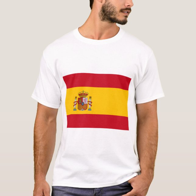 T-shirt Drapeau espagnol (Espagne) (Devant)