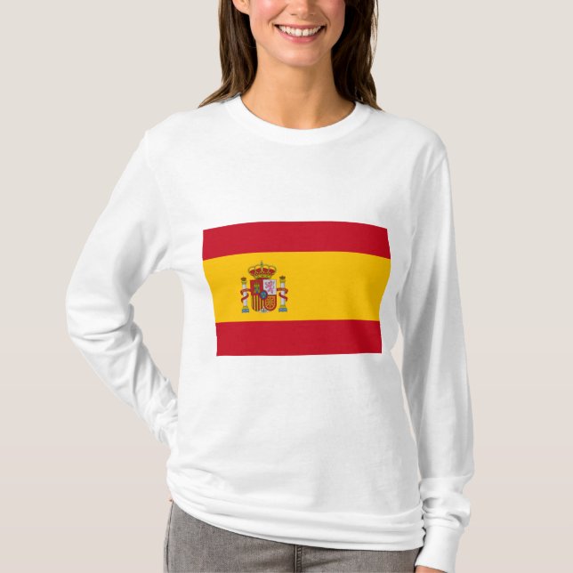 T-shirt Drapeau espagnol (Espagne) (Devant)